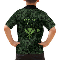 Hawaii Lei Kamehameha Hawaiian Shirt Oma'oma'o Seamless Pattern Hibiscus Flower