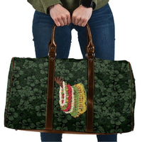 Hawaii Lei Kamehameha Travel Bag Oma'oma'o Seamless Pattern Hibiscus Flower