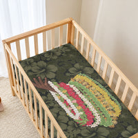 Hawaii Lei Kamehameha Baby Bed Cover Melemele Seamless Pattern Hibiscus Flower LT9 - Polynesian Pride