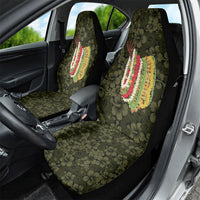 Hawaii Lei Kamehameha Car Seat Cover Melemele Seamless Pattern Hibiscus Flower LT9 - Polynesian Pride