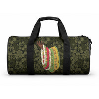 Hawaii Lei Kamehameha Duffle Bag Melemele Seamless Pattern Hibiscus Flower LT9 One size Yellow - Polynesian Pride