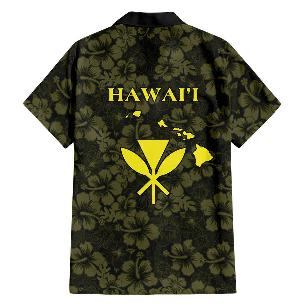 Hawaii Lei Kamehameha Family Matching Tank Maxi Dress and Hawaiian Shirt Melemele Seamless Pattern Hibiscus Flower LT9 - Polynesian Pride