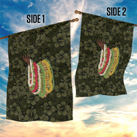 Hawaii Lei Kamehameha Garden Flag Melemele Seamless Pattern Hibiscus Flower