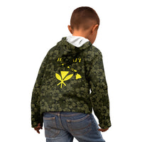 Hawaii Lei Kamehameha Kid Hoodie Melemele Seamless Pattern Hibiscus Flower