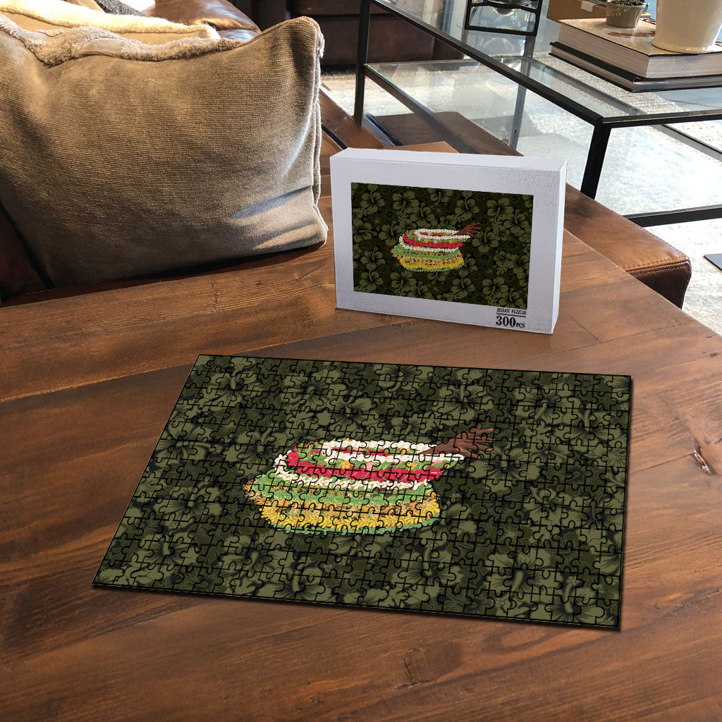 Hawaii Lei Kamehameha Puzzle Melemele Seamless Pattern Hibiscus Flower