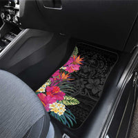 Hafa Adai Guam Car Mats Tropical Flowers Colorful Vibes