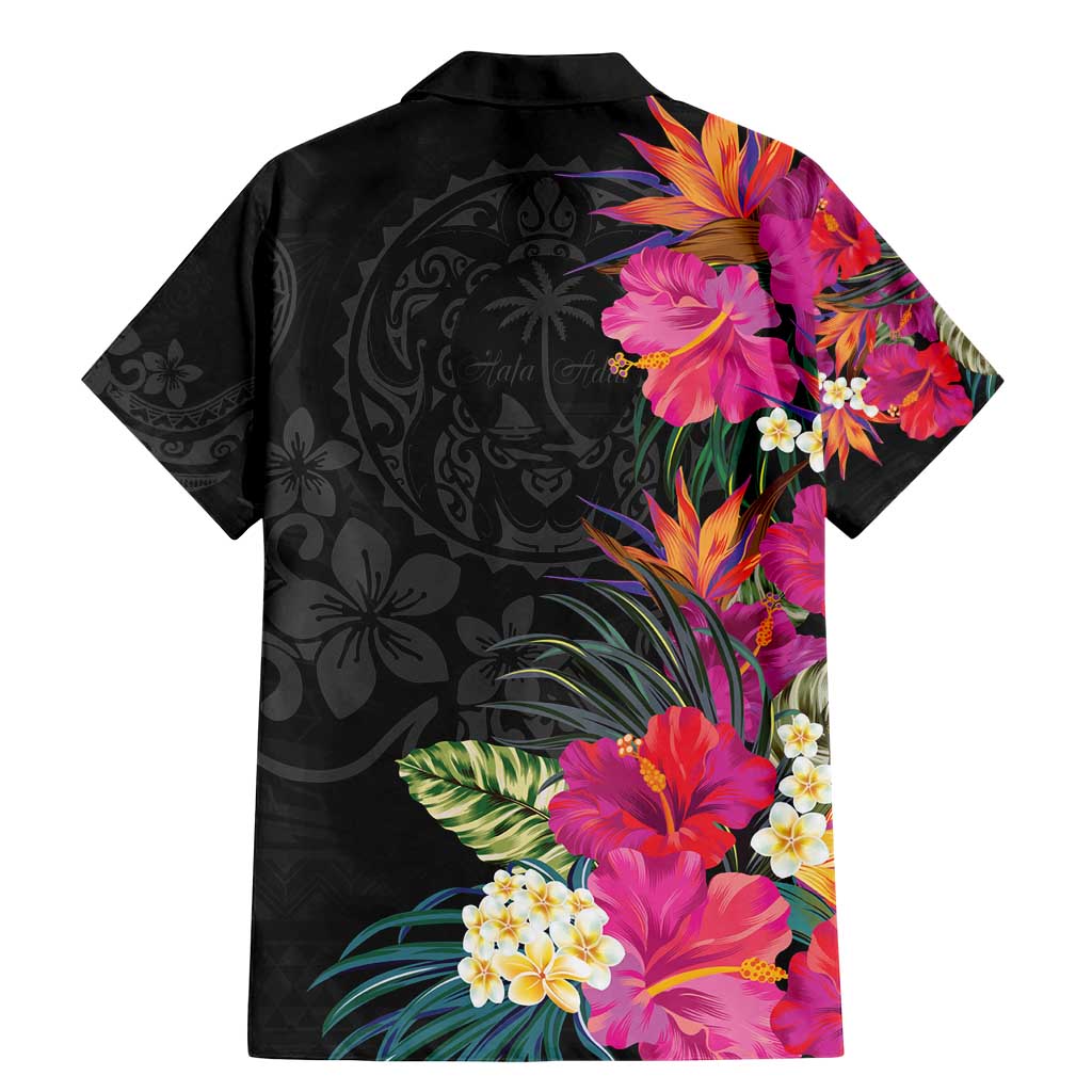 Hafa Adai Guam Family Matching Mermaid Dress and Hawaiian Shirt Tropical Flowers Colorful Vibes