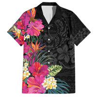 Hafa Adai Guam Family Matching Summer Maxi Dress and Hawaiian Shirt Tropical Flowers Colorful Vibes