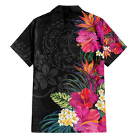 Hafa Adai Guam Family Matching Tank Maxi Dress and Hawaiian Shirt Tropical Flowers Colorful Vibes