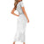 Samoa Lotu Tamaiti Family Matching Short Sleeve Bodycon Dress and Hawaiian Shirt White Sun Day Beauty Hibiscus Ver02