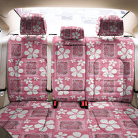 Give Cancer The Boot Pink Cowgirl Back Car Seat Cover Western Aloha Hibiscus Paniolo Heritage Floral LT9 - Polynesian Pride