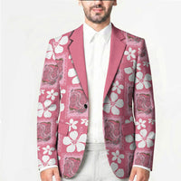 Give Cancer The Boot Pink Cowgirl Blazer Western Aloha Hibiscus Paniolo Heritage Floral LT9 - Polynesian Pride