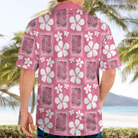 Give Cancer The Boot Pink Cowgirl Hawaiian Shirt Western Aloha Hibiscus Paniolo Heritage Floral LT9 - Polynesian Pride