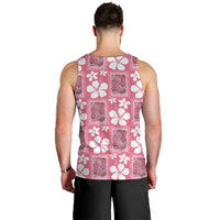 Give Cancer The Boot Pink Cowgirl Men Tank Top Western Aloha Hibiscus Paniolo Heritage Floral LT9 - Polynesian Pride