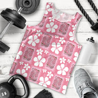 Give Cancer The Boot Pink Cowgirl Men Tank Top Western Aloha Hibiscus Paniolo Heritage Floral LT9 - Polynesian Pride