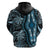 Polynesia Dashiki Hoodie Polynesia and Africa Traditional Special Together Blue LT9 - Polynesian Pride