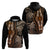 Polynesia Dashiki Hoodie Polynesia and Africa Traditional Special Together Gold LT9 - Polynesian Pride