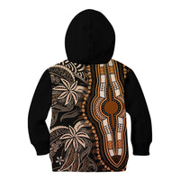 Polynesia Dashiki Kid Hoodie Polynesia and Africa Traditional Special Together Gold LT9 - Polynesian Pride