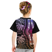 Polynesia Dashiki Kid T Shirt Polynesia and Africa Traditional Special Together Pastel LT9 - Polynesian Pride