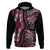 Polynesia Dashiki Hoodie Polynesia and Africa Traditional Special Together Pink LT9 Pink - Polynesian Pride