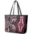 Polynesia Dashiki Leather Tote Bag Polynesia and Africa Traditional Special Together Pink LT9 - Polynesian Pride