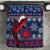 Samoa Manuia Le Kirisimasi Bedding Set Samoan Fishing Tribal Pattern Christmas Vibe LT9 Red - Polynesian Pride