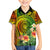 Polynesia Hawaiian Shirt Pasifika Tribal with Tropical Flowers LT9 - Polynesian Pride