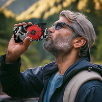 ANZAC Day Aotearoa Silver Fern Maori Personalised 4 in 1 Can Cooler Tumbler