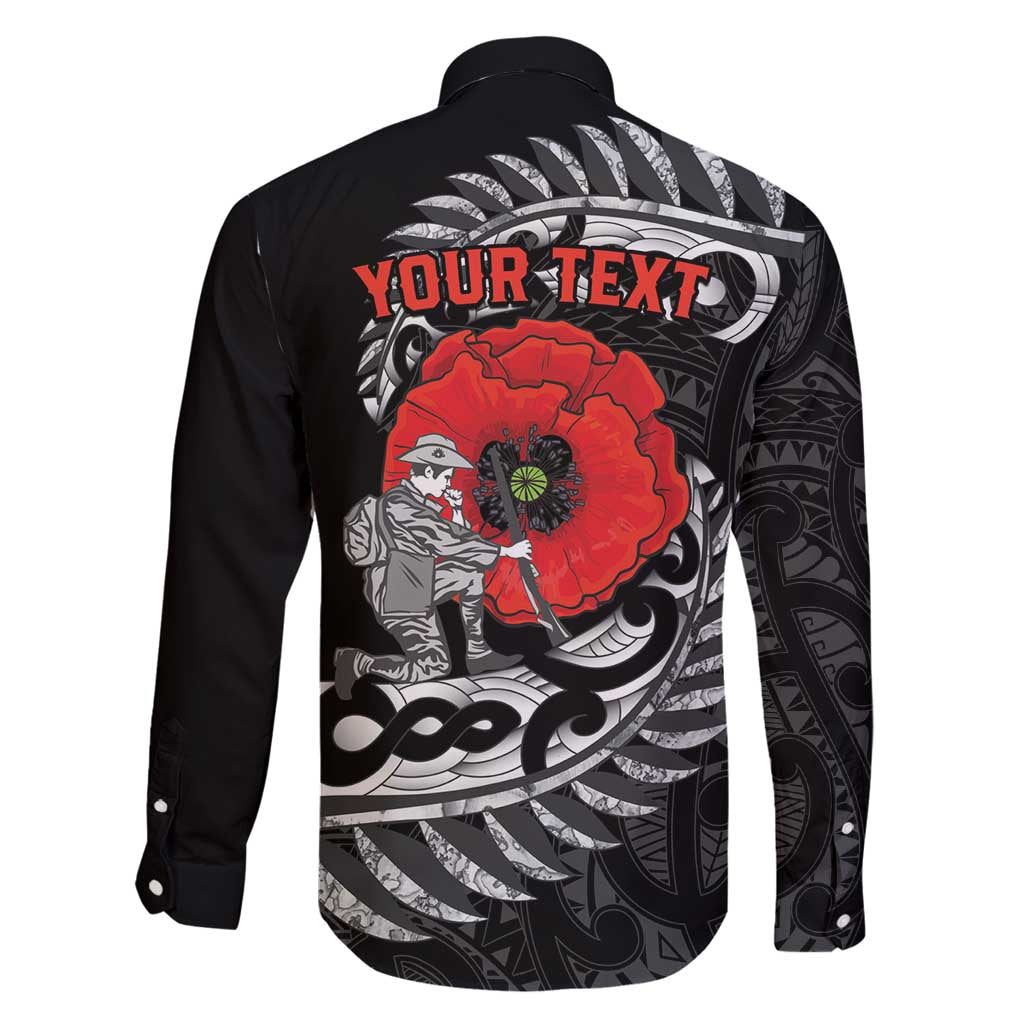 ANZAC Day Aotearoa Silver Fern Maori Personalised Family Matching Summer Maxi Dress and Hawaiian Shirt