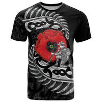 ANZAC Day Aotearoa Silver Fern Maori Personalised T Shirt