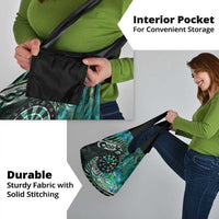 New Zealand Darts Personalised Grocery Bag Aotearoa Silver Fern Green Papua Shell Spirit