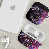 New Zealand Darts Personalised AirPods Case Aotearoa Silver Fern Pink Papua Shell Spirit - Polynesian Pride