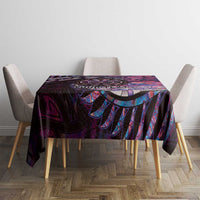 New Zealand Darts Personalised Tablecloth Aotearoa Silver Fern Pink Papua Shell Spirit