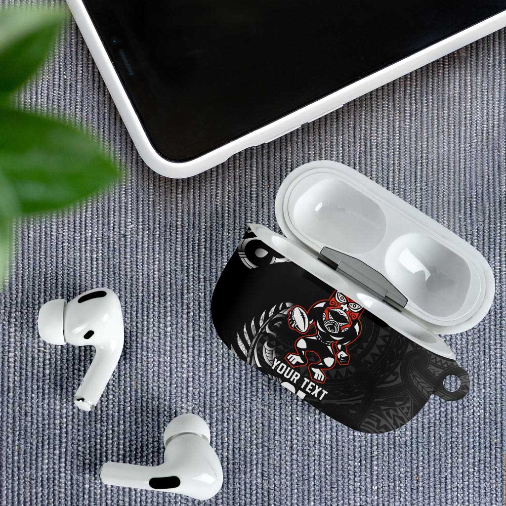 New Zealand Indigenous-Maori Rugby Custom AirPods Case - Polynesian Pride