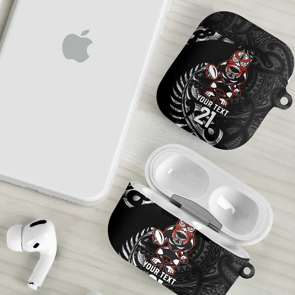 New Zealand Indigenous-Maori Rugby Custom AirPods Case - Polynesian Pride