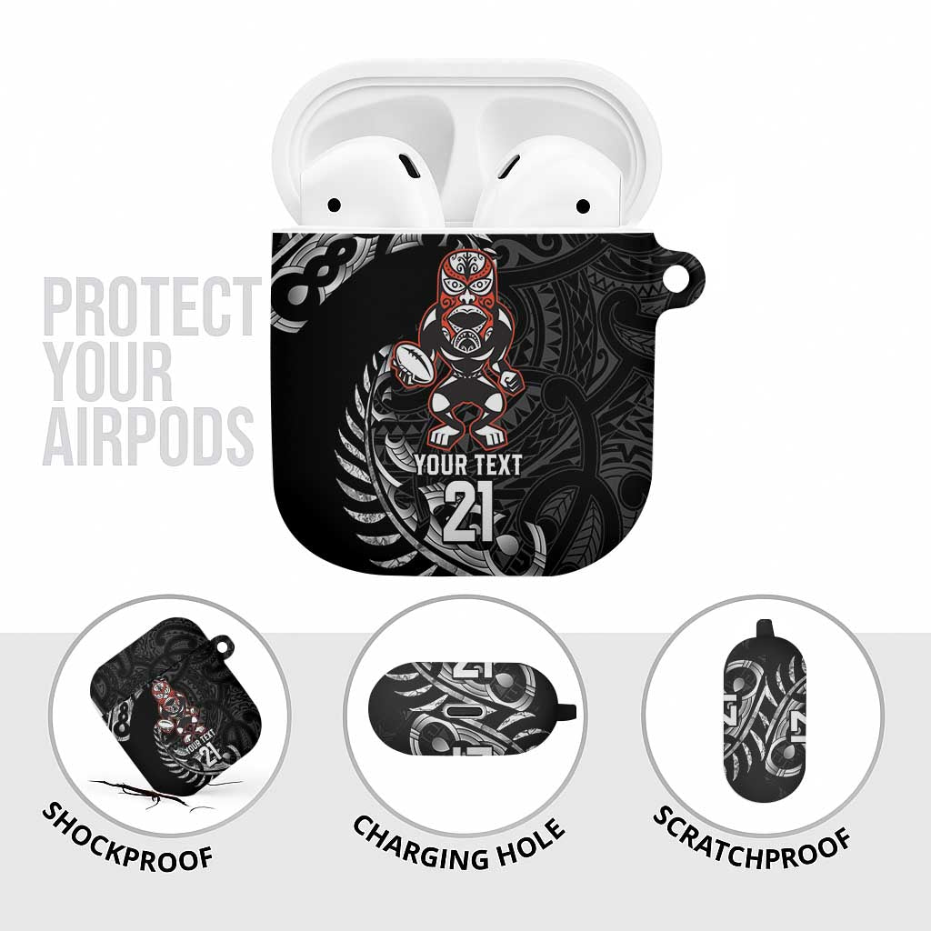 New Zealand Indigenous-Maori Rugby Custom AirPods Case - Polynesian Pride