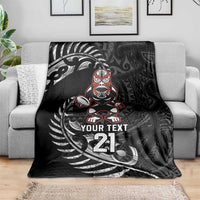 New Zealand Indigenous-Maori Rugby Custom Blanket