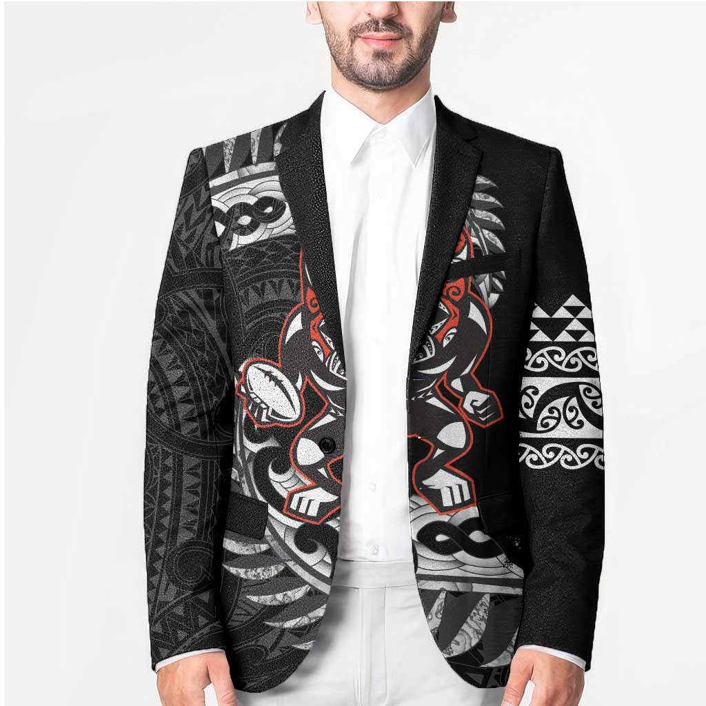 New Zealand Indigenous-Maori Rugby Custom Blazer - Polynesian Pride