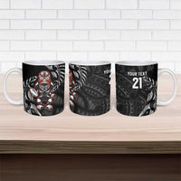 New Zealand Indigenous-Maori Rugby Custom Ceramic Mug - Polynesian Pride