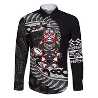 New Zealand Indigenous-Maori Rugby Custom Family Matching Puletasi and Hawaiian Shirt