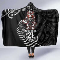 New Zealand Indigenous-Maori Rugby Custom Hooded Blanket