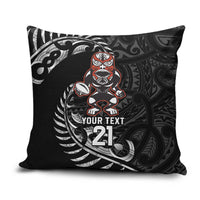New Zealand Indigenous-Maori Rugby Custom Pillow Cover - Polynesian Pride