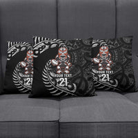 New Zealand Indigenous-Maori Rugby Custom Pillow Cover - Polynesian Pride