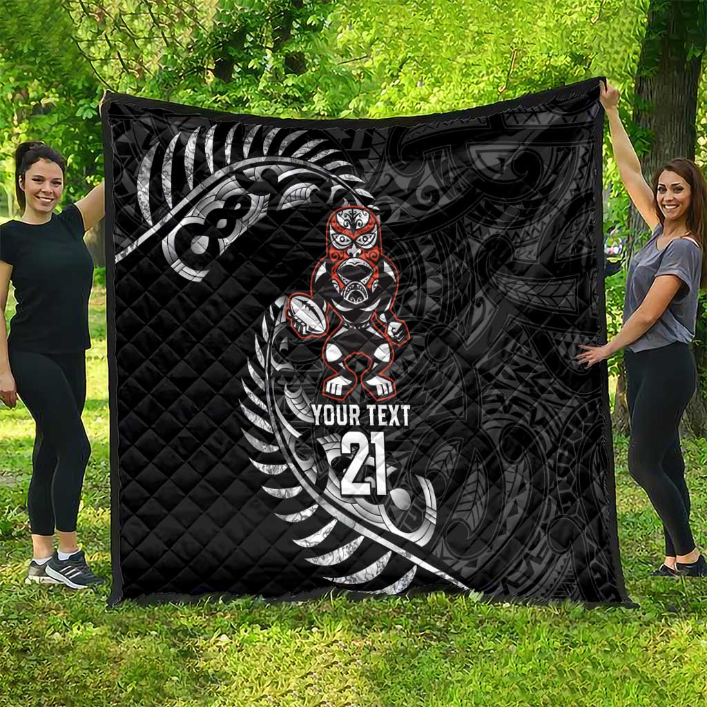 New Zealand Indigenous-Maori Rugby Custom Quilt