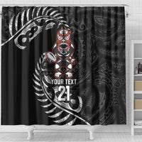 New Zealand Indigenous-Maori Rugby Custom Shower Curtain