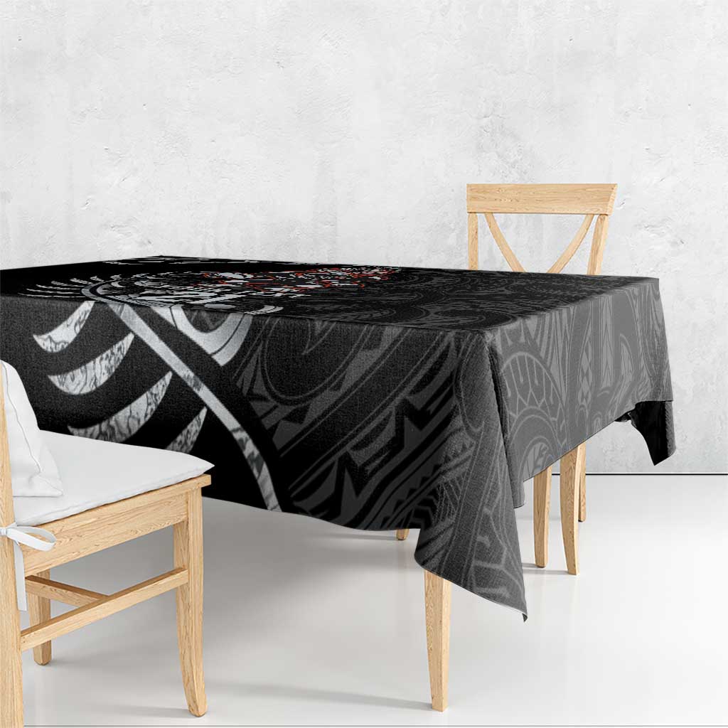 New Zealand Indigenous-Maori Rugby Custom Tablecloth