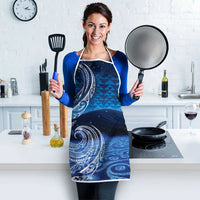 New Zealand Matariki Apron Taniko Aramoana With Koru Galaxy Sky Night - Polynesian Pride