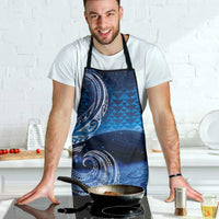 New Zealand Matariki Apron Taniko Aramoana With Koru Galaxy Sky Night - Polynesian Pride