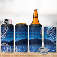New Zealand Matariki 4 in 1 Can Cooler Tumbler Taniko Aramoana With Koru Galaxy Sky Night