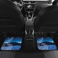 New Zealand Matariki Car Mats Taniko Aramoana With Koru Galaxy Sky Night